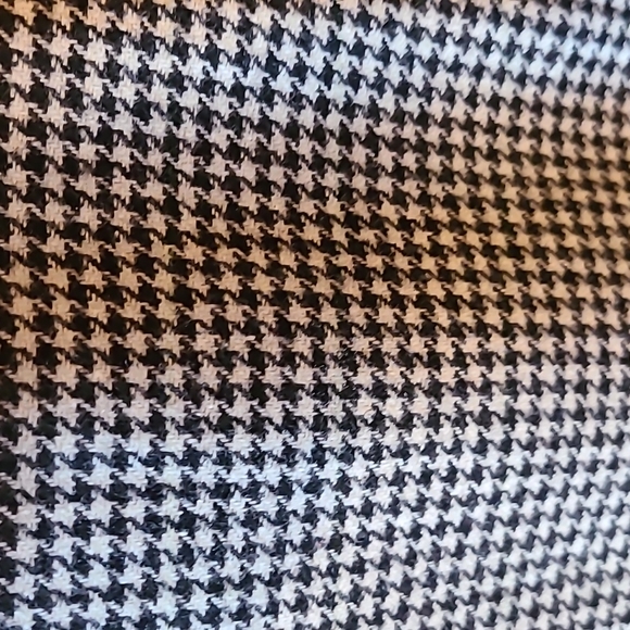 Eddie Bauer Black/White Houndstooth Wool Trousers/Pants sz 10 - Picture 2 of 10